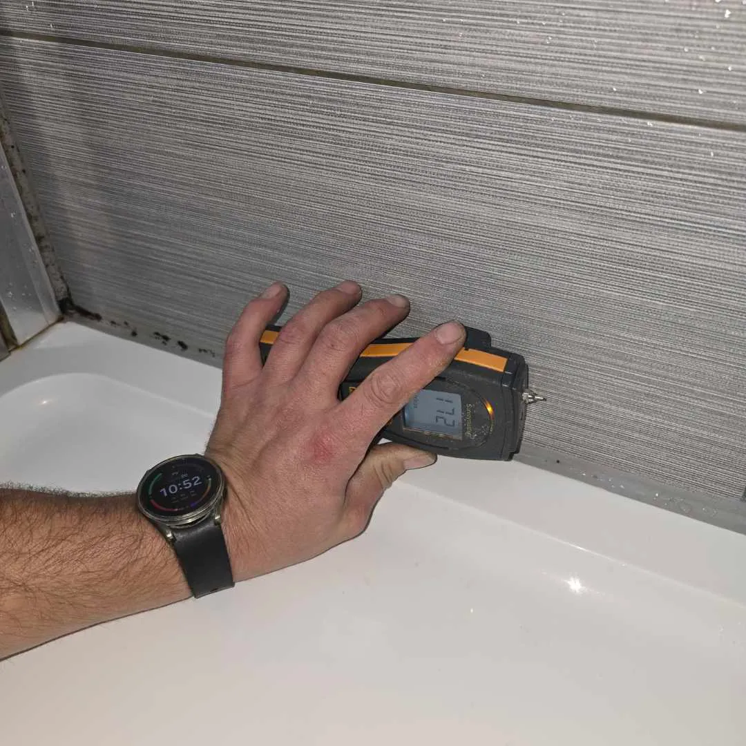 Roof and brick wall inspection